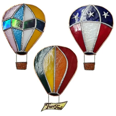 Stained Glass: Hot Air Balloons