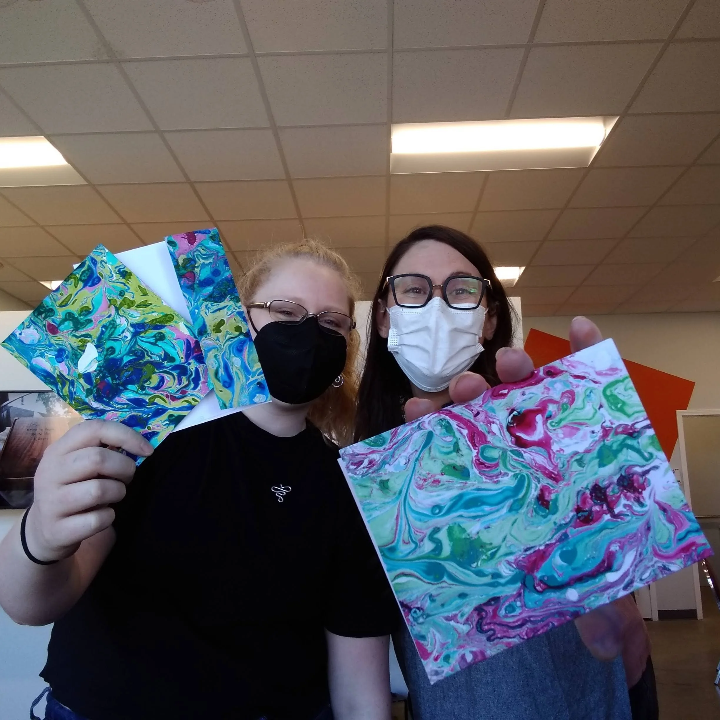 Paper Marbling workshop