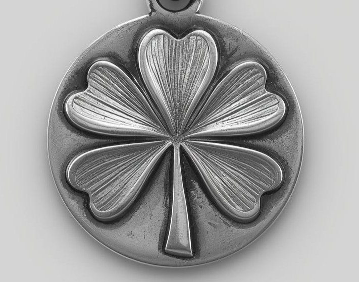 Cast Your Own Lucky Pewter Shamrock Coin or Pendant