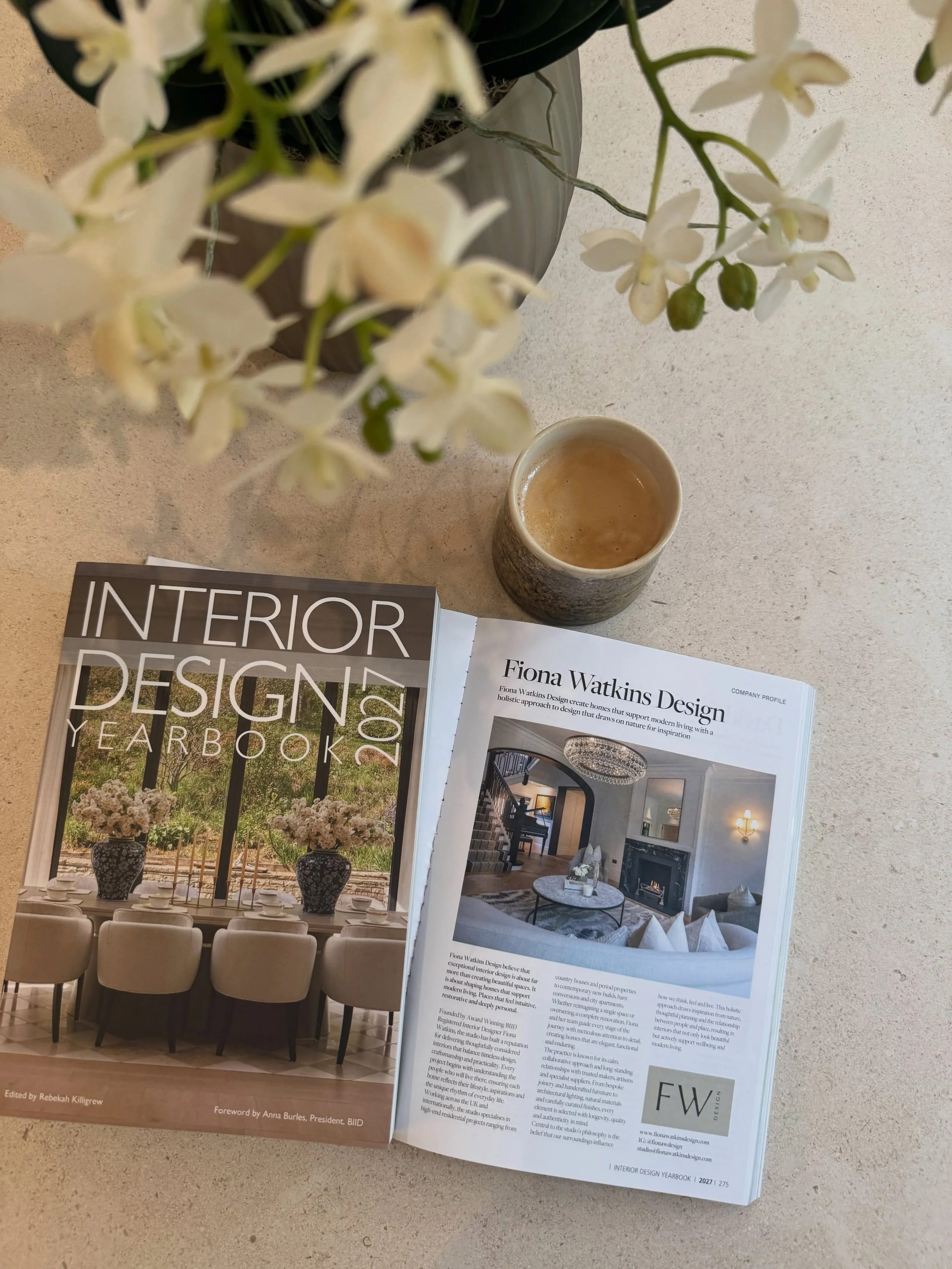 A little look at Fiona Watkins Design in the Interior Design Yearbook 2027 ✨
It was a lovely opportunity to put into words what guides our work: creating homes that feel personal, draw inspiration from nature and, above all, support the way our clien