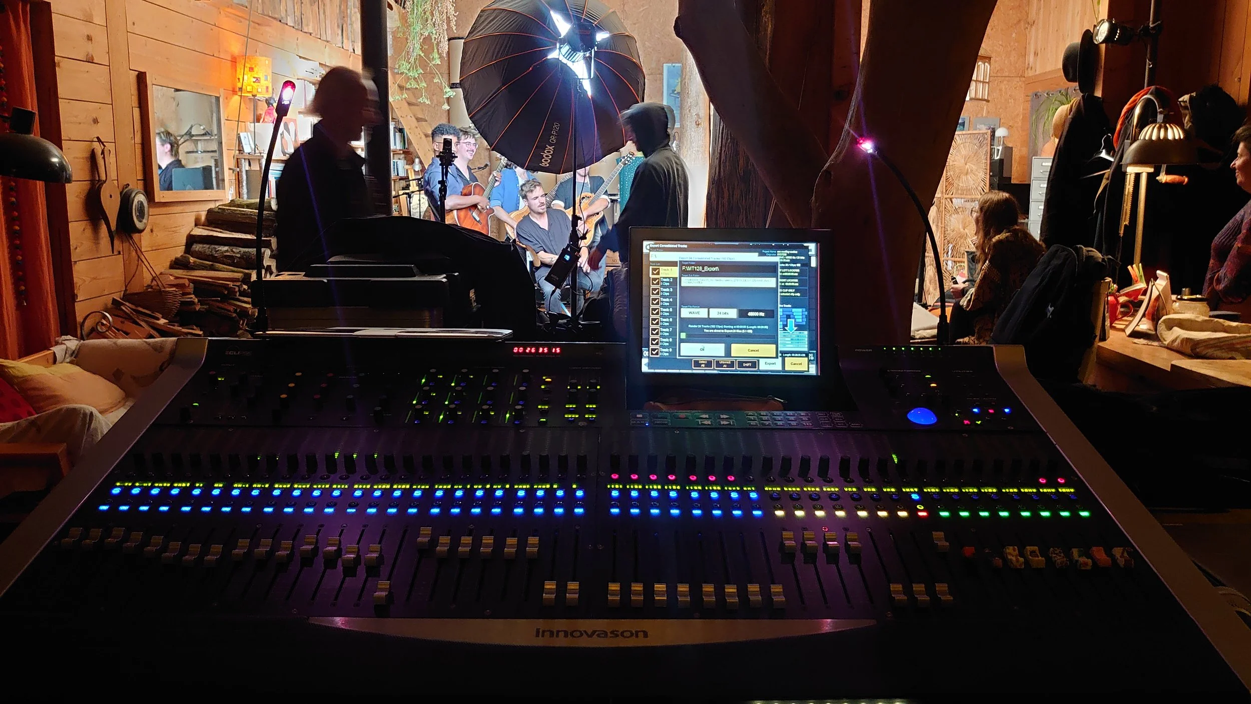 Enregistrement Session Live Table de mixage numérique INNOVASON ECLIPSE