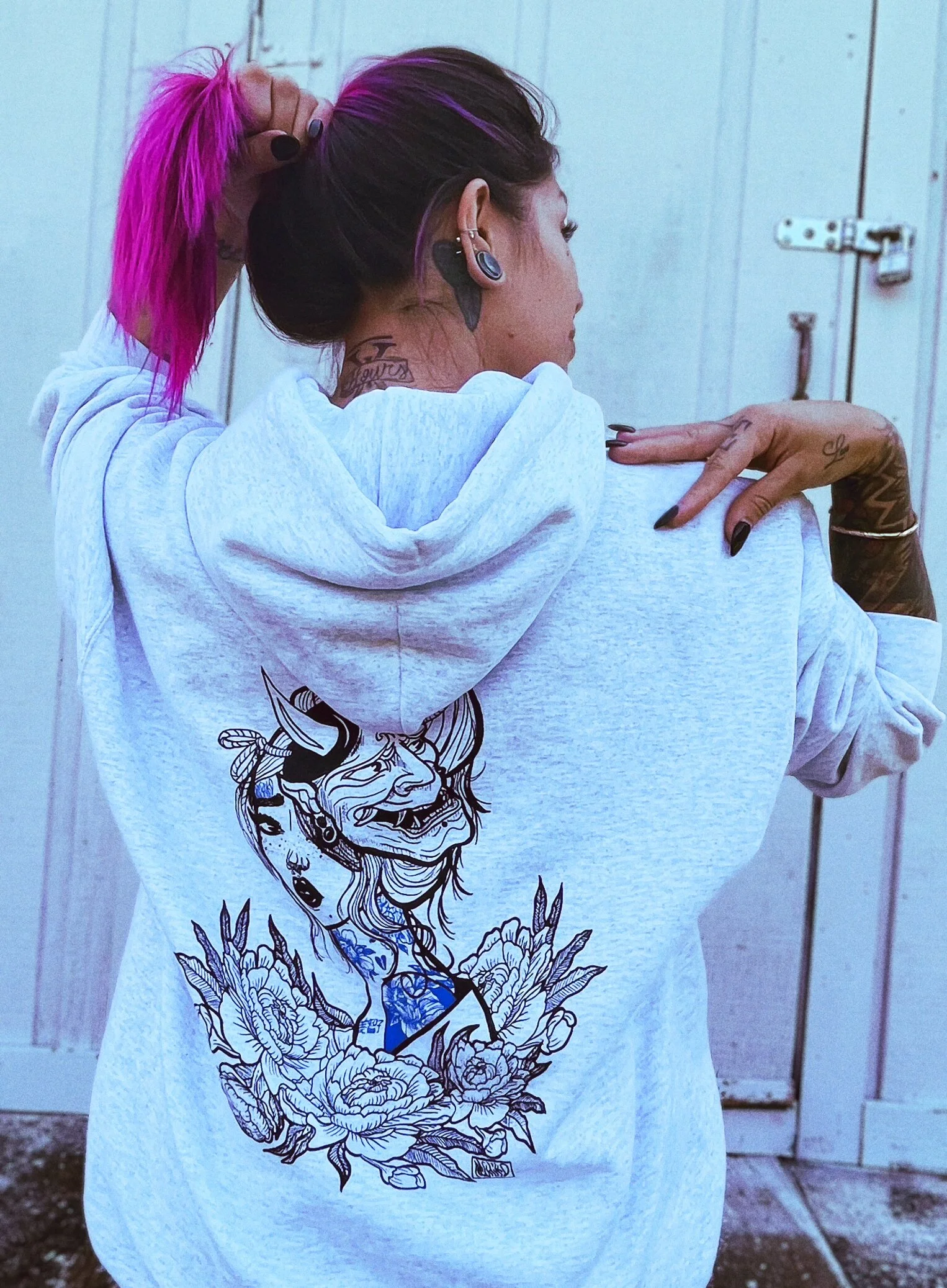 ‘You Were My Oni’ | Illustrated Hoodie