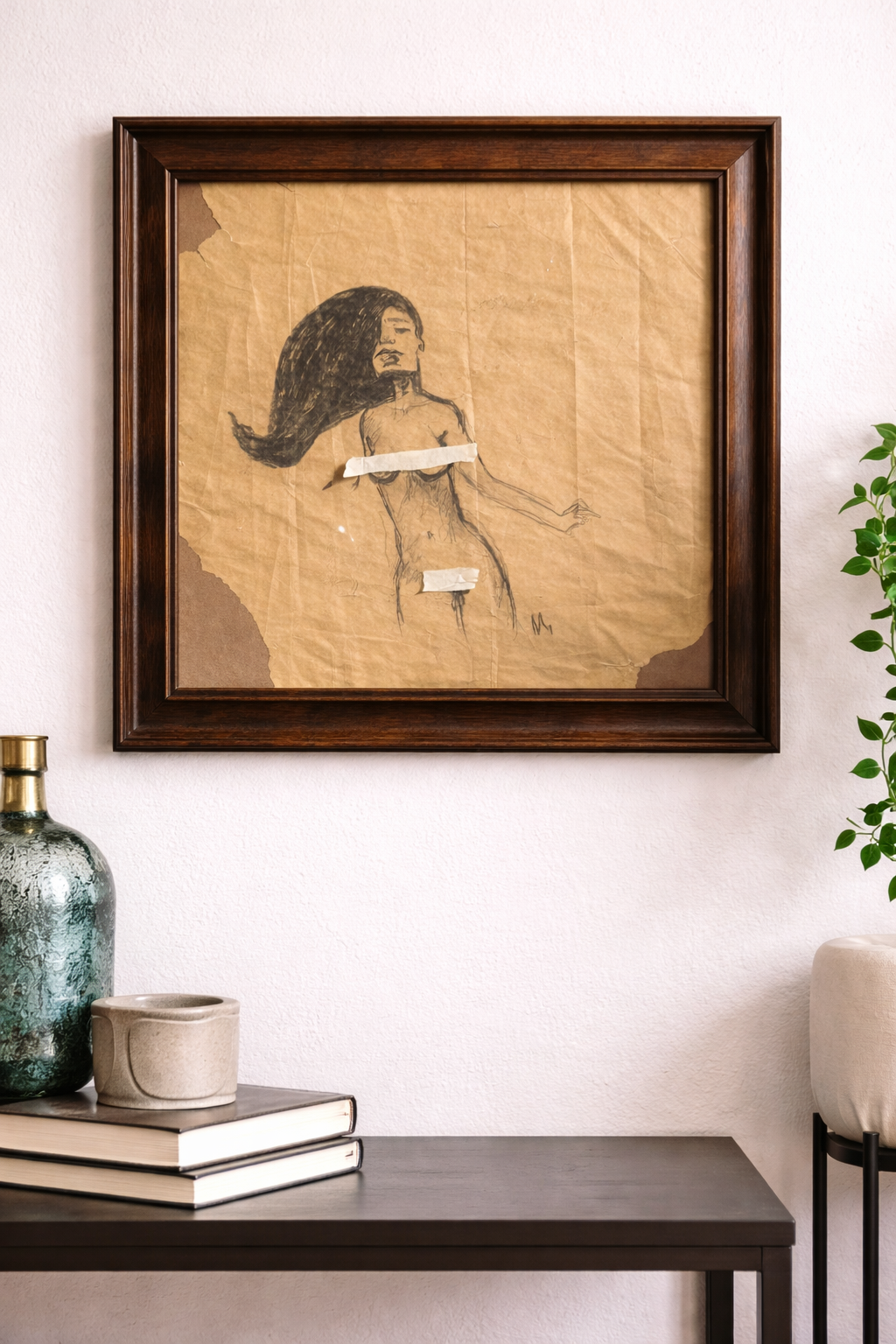 ‘The Weight of Being Seen’ | 16x22” Framed Art