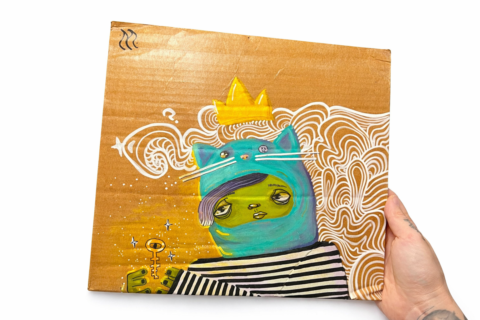 ‘Paper Crown Prophet’ | 14.5x14.5” Art