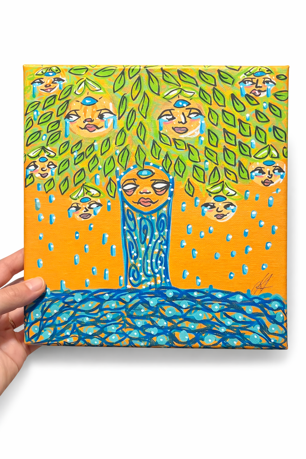 ‘The Listening Tree’ | 8x8” Art