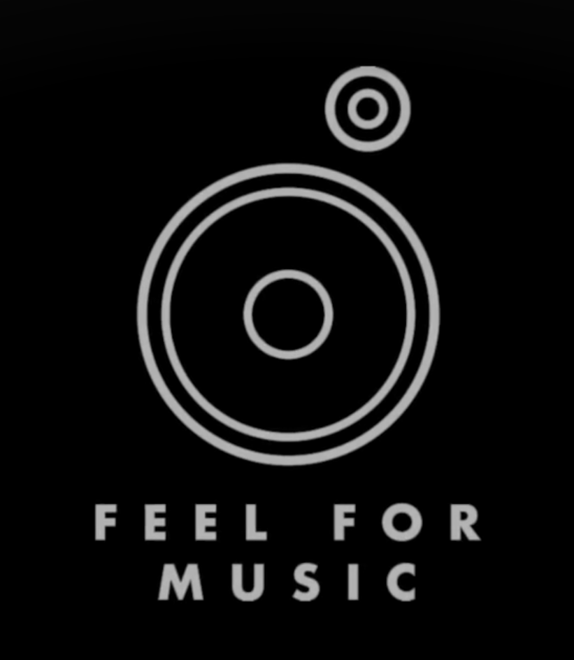 Feel For Music logo representing an ongoing creative partnership with Underdown Audio, composing music for high-end production libraries and placements across television, film, and video games.