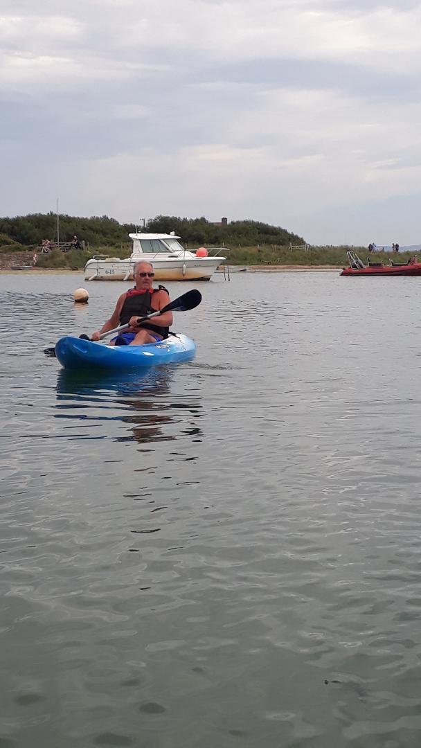 Nick kayaking