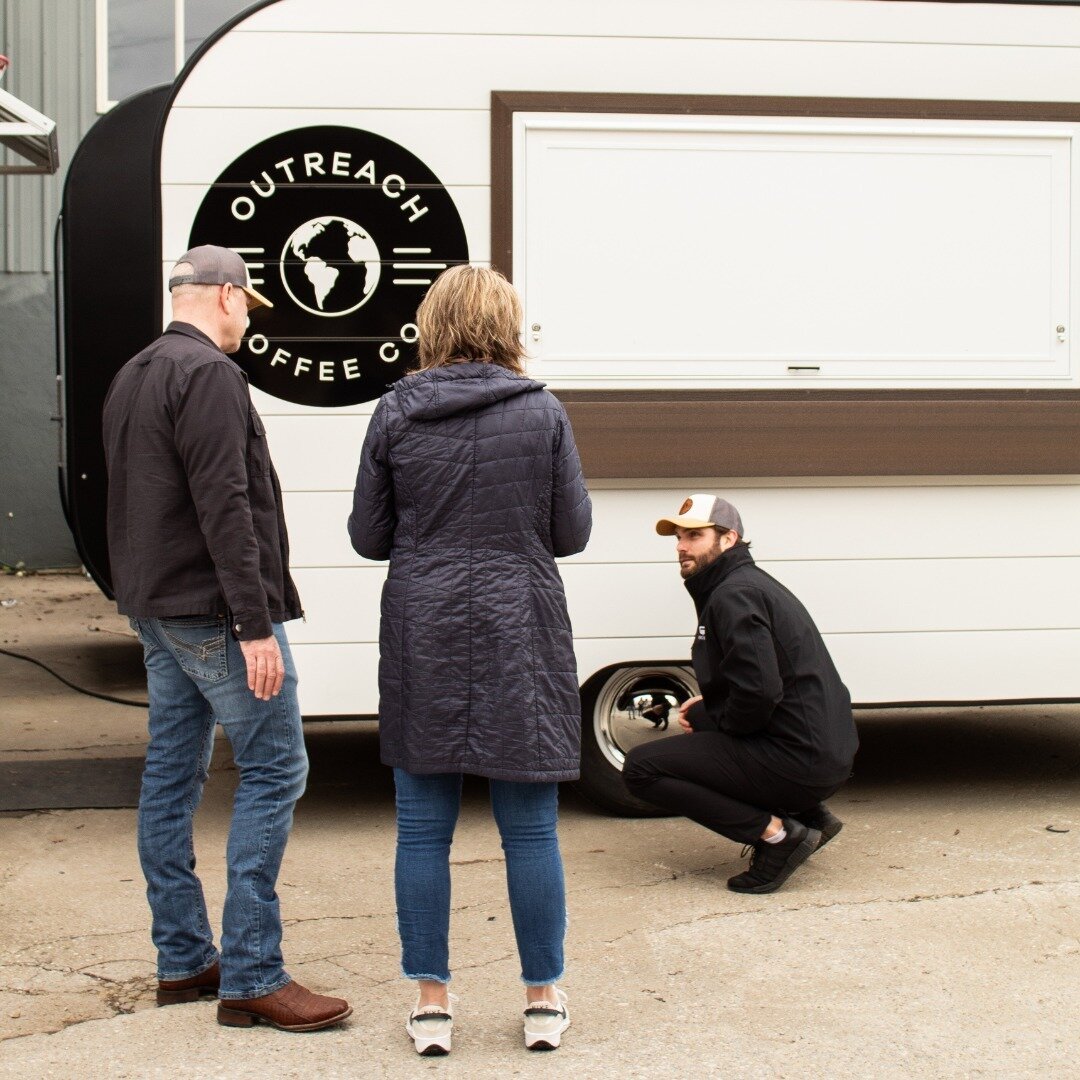 Client pick up days look a little like this; meet and greet, trailer education, coffee equipment overview, and trailer hitching success. We do transport trailers to clients, selfishly we love to meet and send off the awesome humans who are taking the