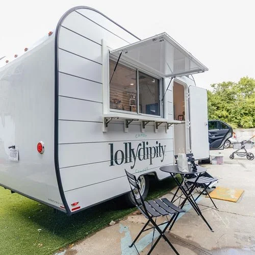 Lolly Dippity candy trailer built by Aero Build