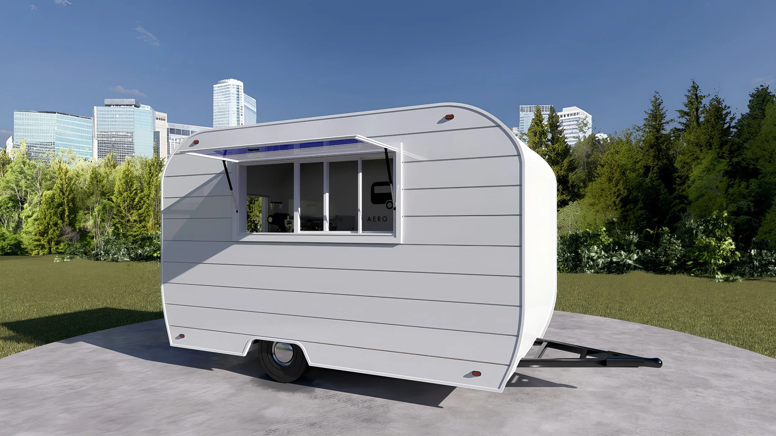 Aero Build Launch Series Business Trailer Exterior View