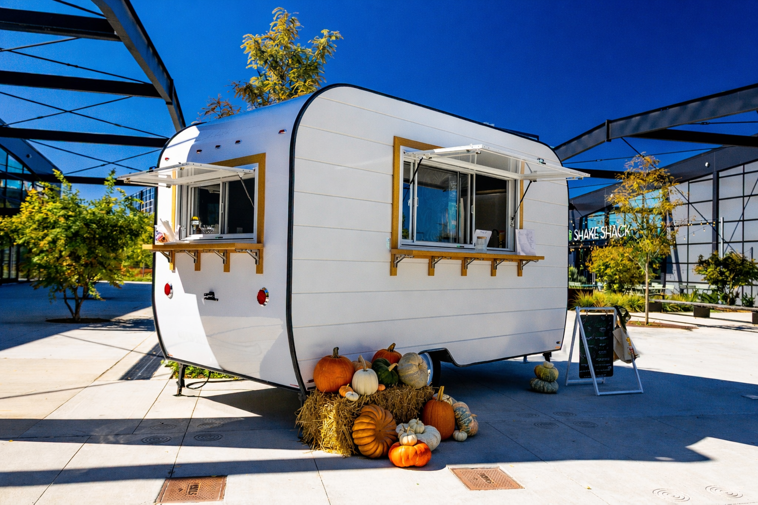Aero Build mobile coffee shop trailer