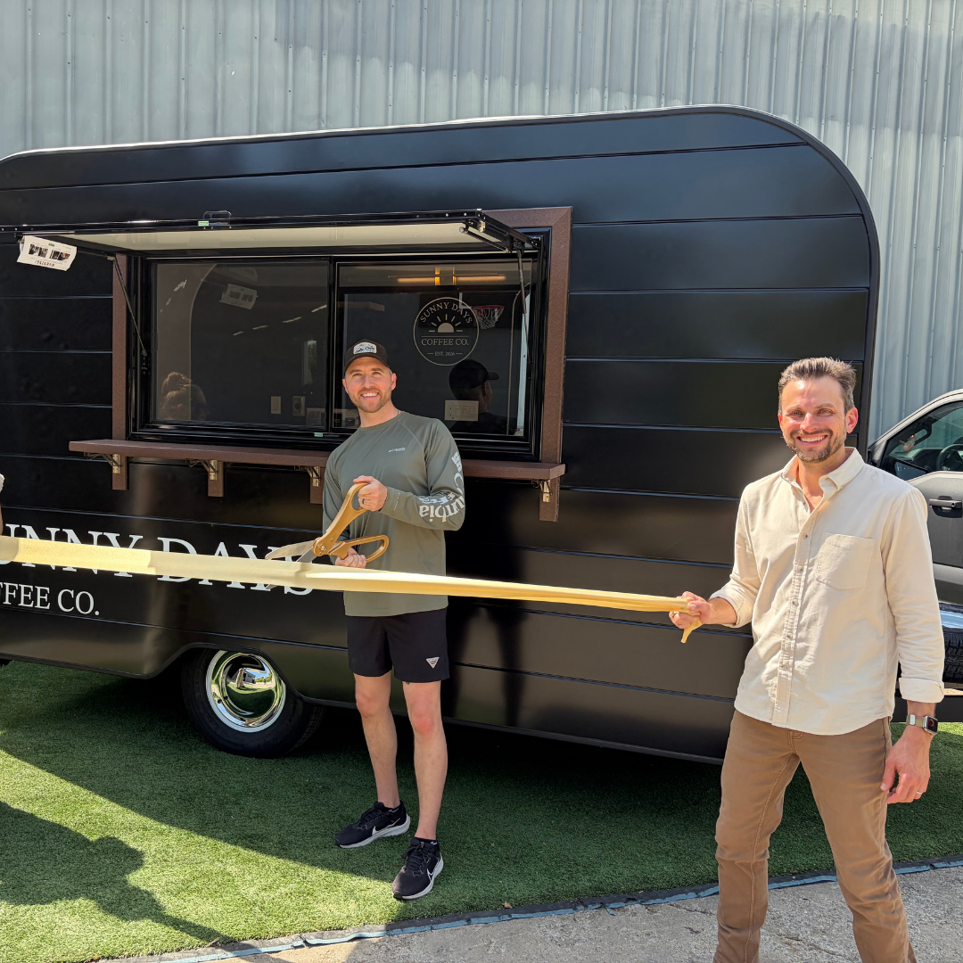 sunny days coffee co with pro series coffee trailer
