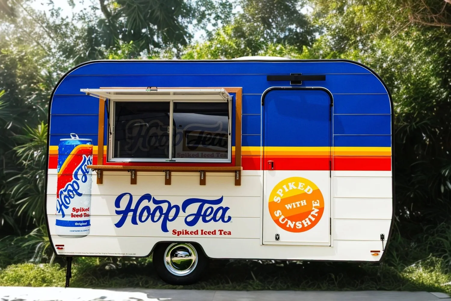 Hoop Tea brings its brand to life in an Aero Build trailer