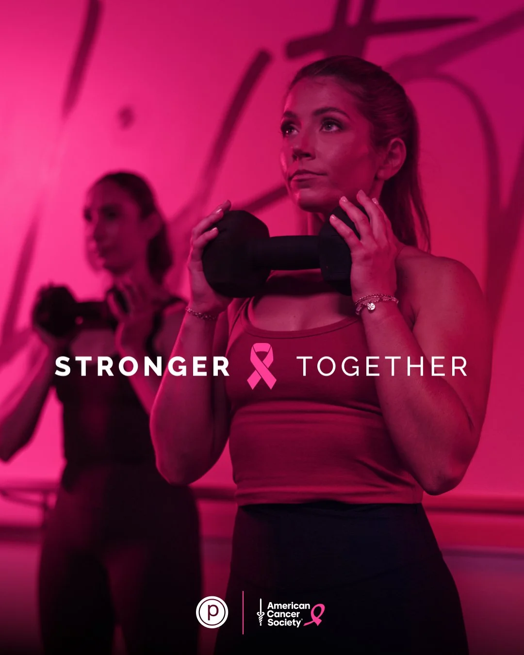 Join @purebarrepbg in the studio on October 15th for their Pink Out/Wear Pink Donation Classes! Bring your barre bestie, wear something pink, and show up in support of the American Cancer Society and its mission of combating cancer through advocacy, 