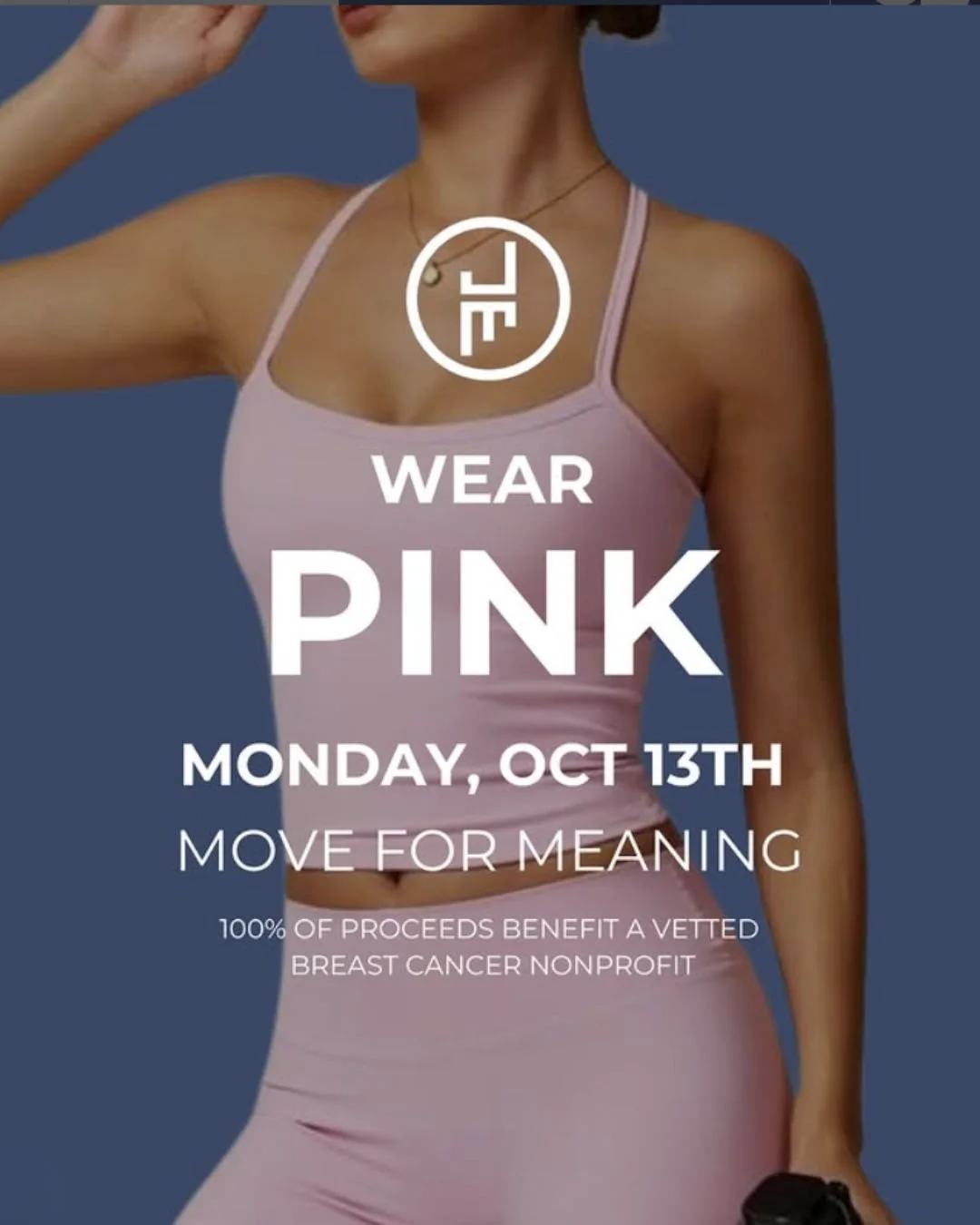 Wear Pink with @jetsetpilatespalmbeachgardens 💗

This Monday, October 13th &ndash; all classes! 
📲 Sign up on the JETSET app

🎀 donations accepted at the desk
100% of proceeds benefit a vetted breast cancer nonprofit.
.
.
.
.
#jetsetpilates #breas