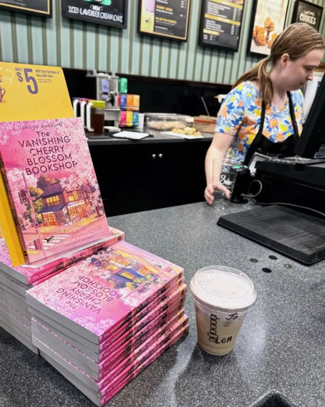 Spring called&hellip; and it smells like lavender, coffee, and cherry blossoms. 🌸☕

Try the Iced Lavender Cream Chai at @bnpga. It's smooth, floral, and dangerously refreshing, and pairs perfectly with this month&rsquo;s Hot Coffee, Hot Book pick.


