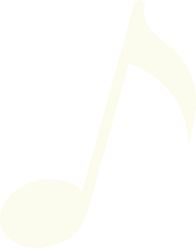 Music note floating around