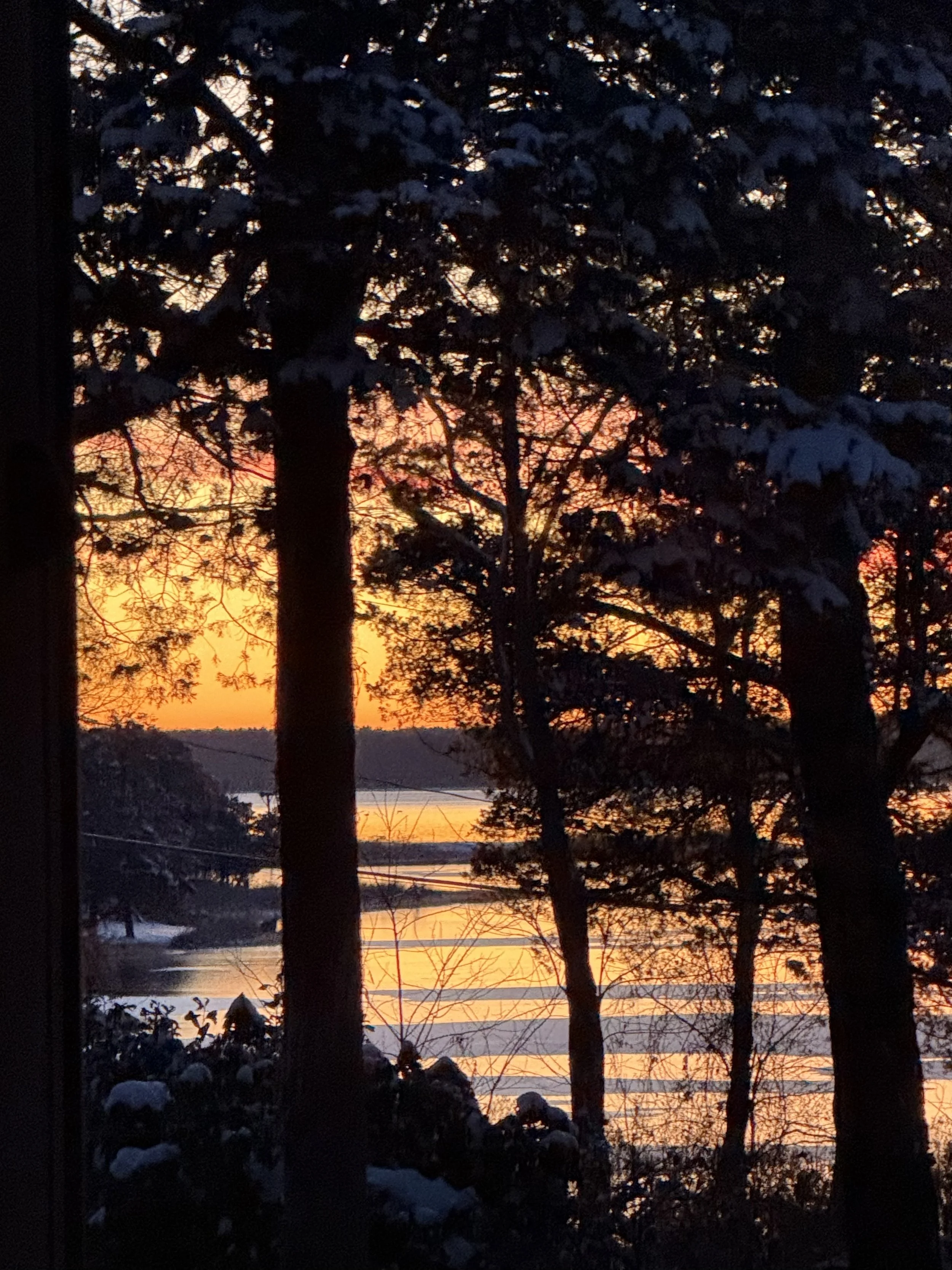 Looking out over Sag Harbor Cove from the bridge