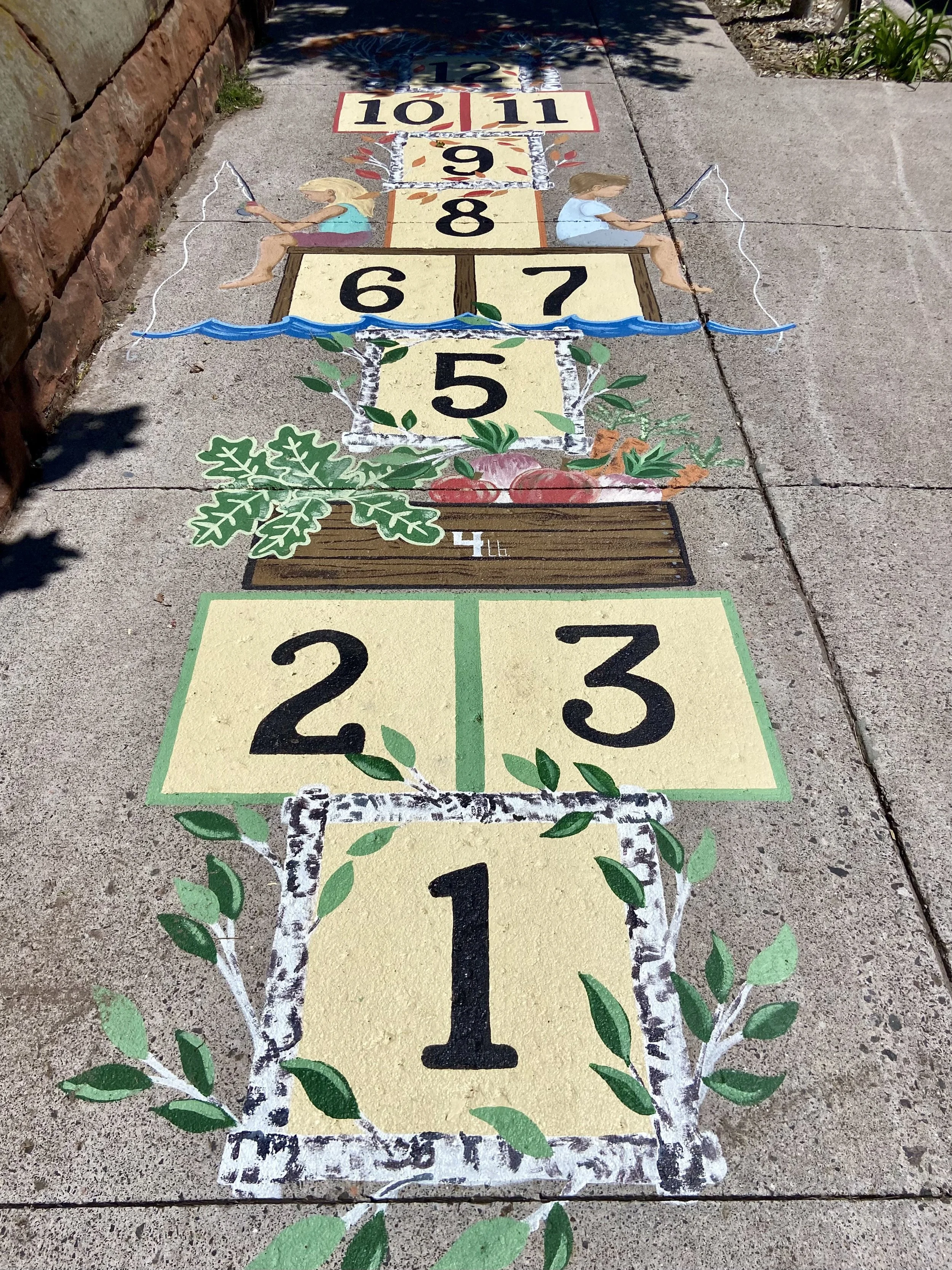City of Hancock, MI -permanent hopscotch