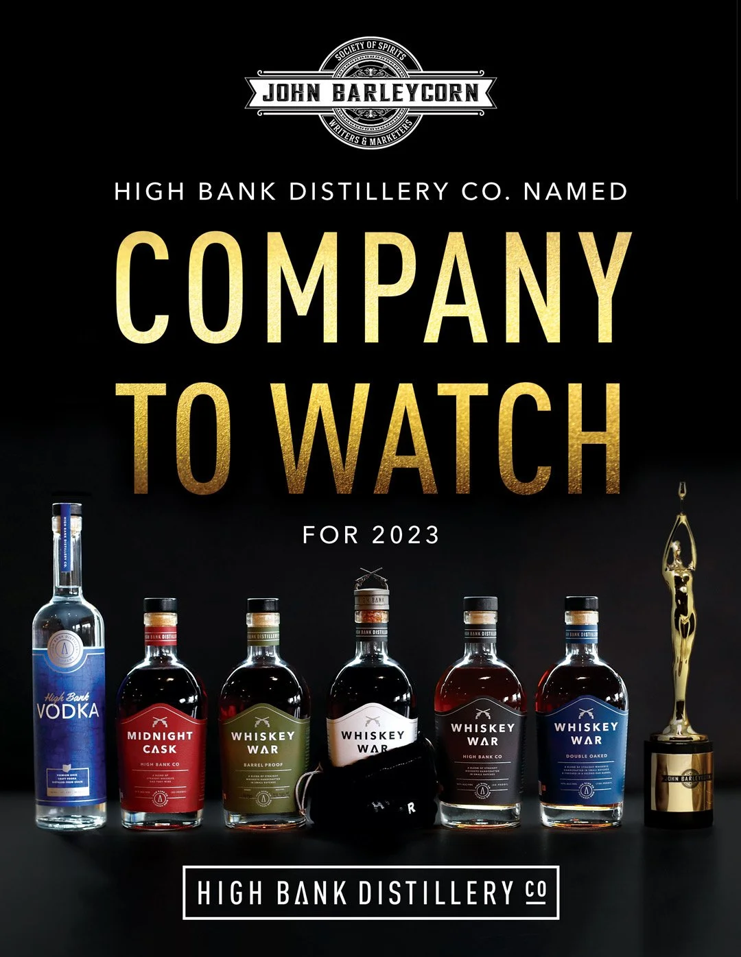 HIGH BANK NAMED “COMPANY TO WATCH” AT THE 2022 JOHN BARLEYCORN AWARDS