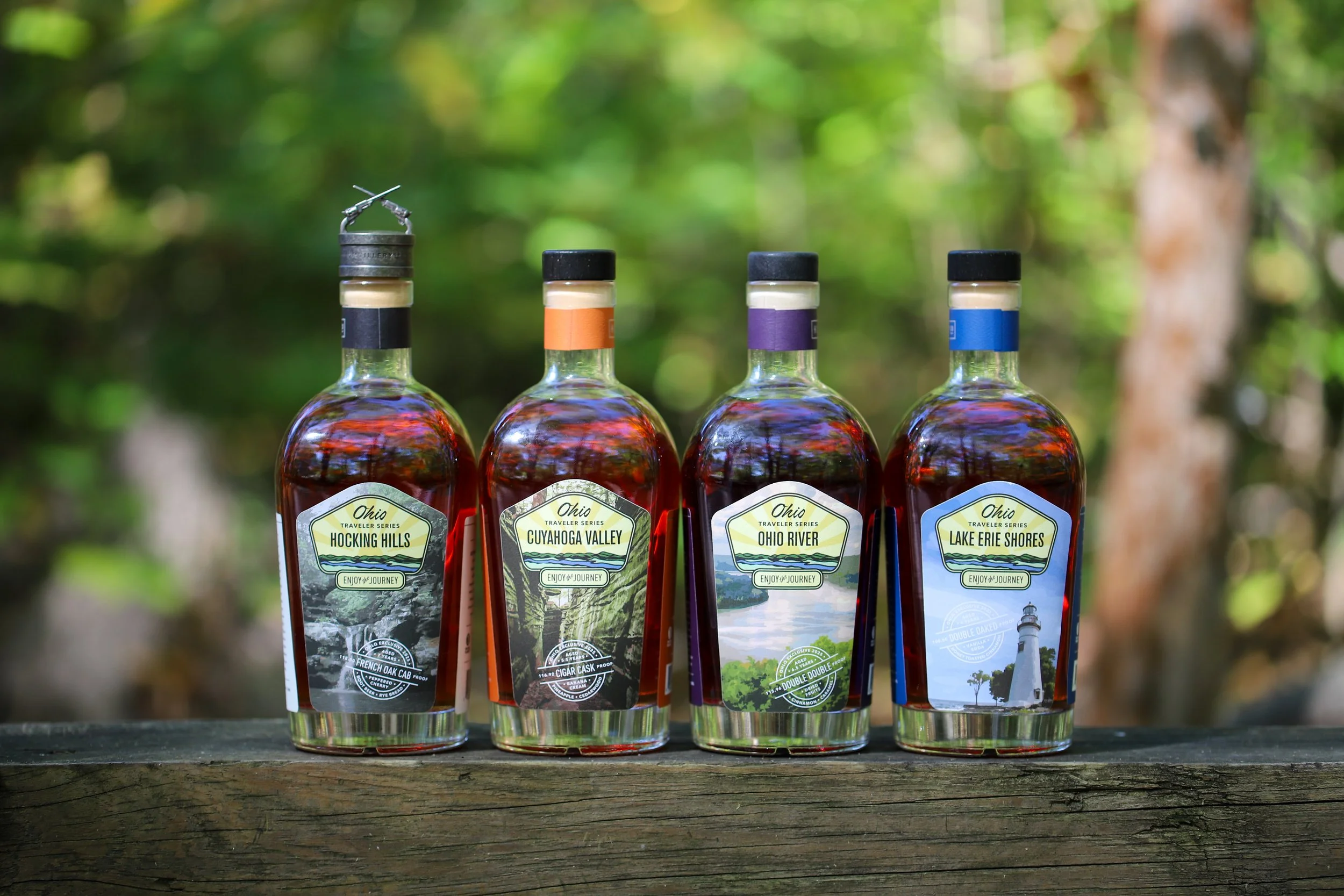 OHIO LIQUOR PICKS FOUR EXCLUSIVE WHISKEY WAR SINGLE BARREL PICKS INSPIRED BY OHIO’S NATURAL WONDERS NAMED “THE TRAVELER’S SERIES”