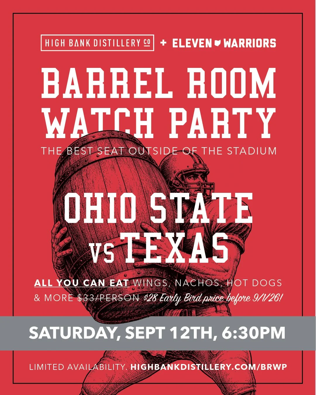 Barrel Room Watch Party | OSU vs. Texas