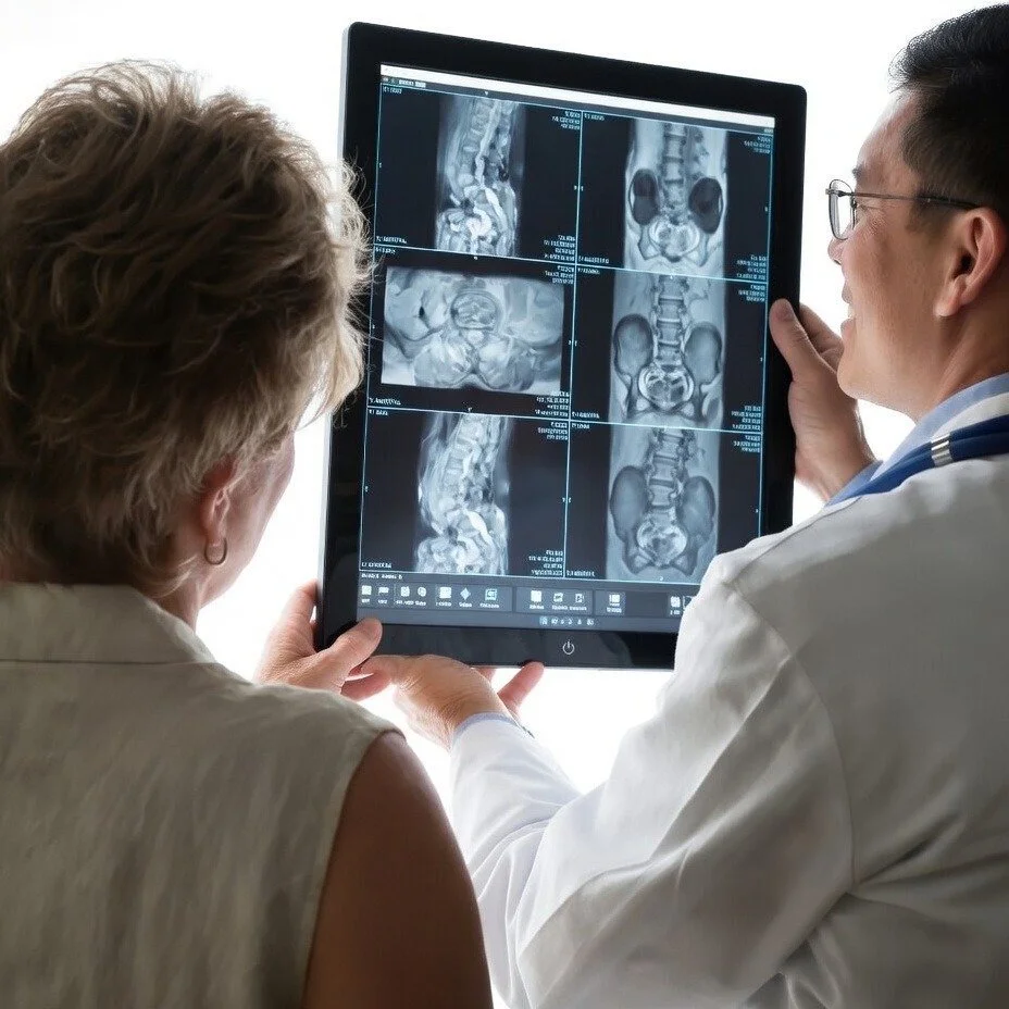 At my practice, you&rsquo;ll see me personally &mdash; board-certified, fellowship-trained in minimally invasive spine surgery. 

I review your imaging, explain everything clearly, and help you understand every reasonable option (including less invas