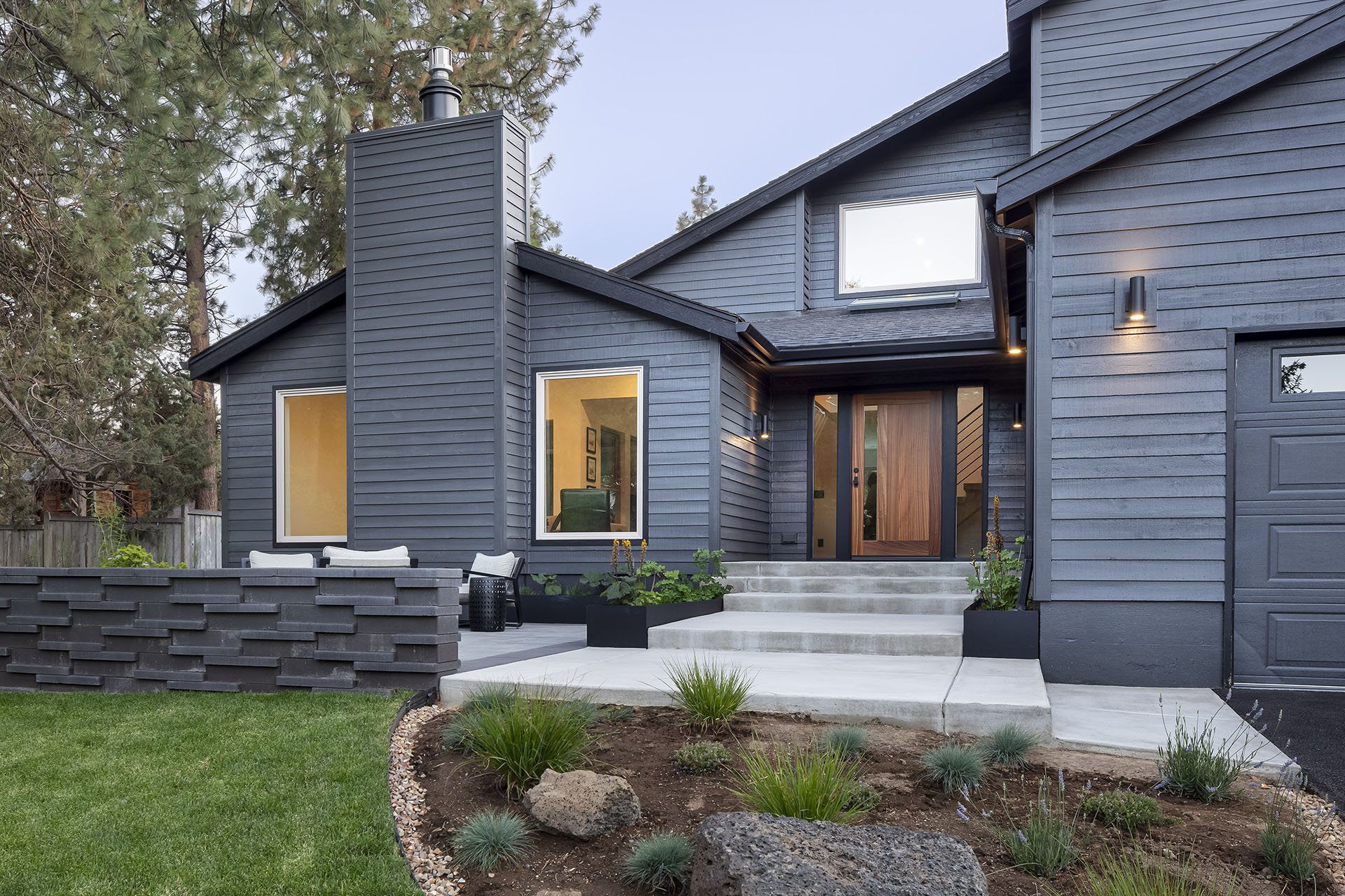 Kings Forest Full Home Modern Remodel. Life Design Build, Architects. Bend, Oregon.