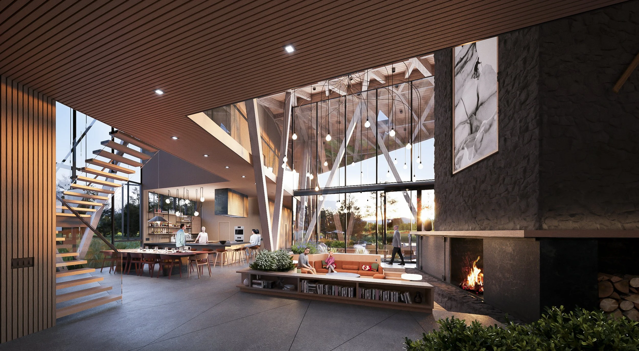 The Mount Bachelor Lodge + Spa. Life Architecture and Planning, Bend, Oregon.