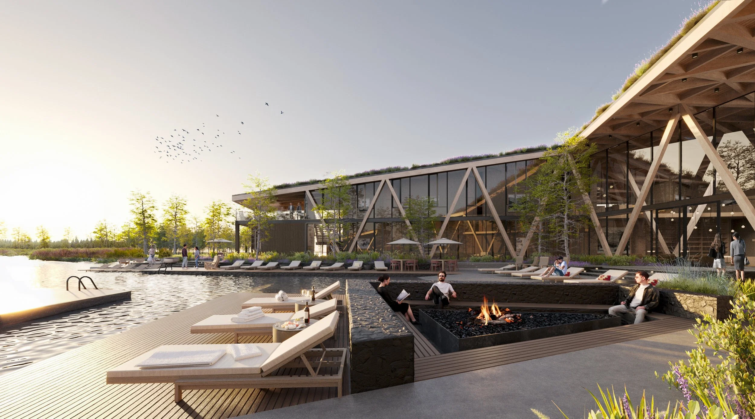 The Mount Bachelor Lodge + Spa. Life Architecture and Planning, Bend, Oregon.