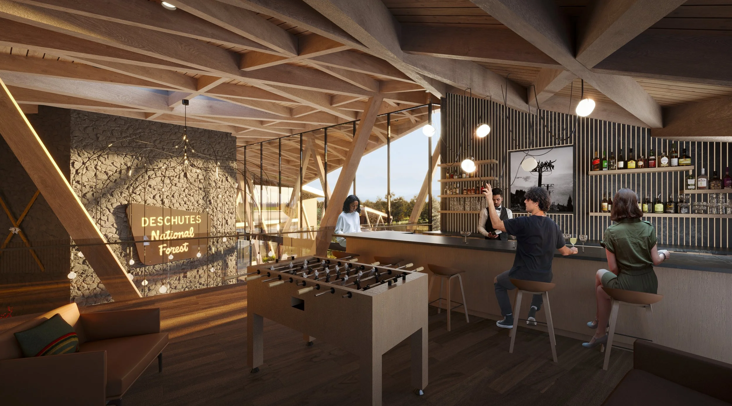 The Mount Bachelor Lodge + Spa. Life Architecture and Planning, Bend, Oregon.