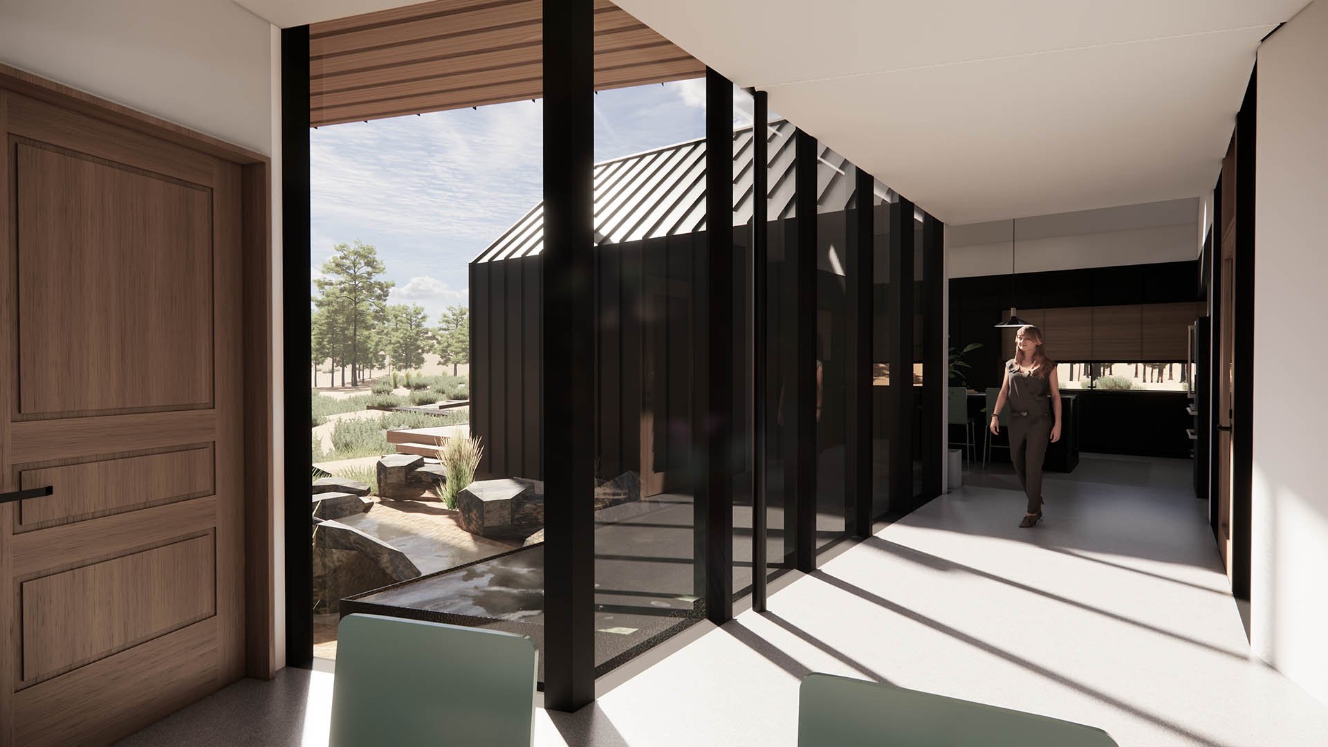 Modern Custom Home and Retreat Concept Renderings. Life Design Build, Architects. Bend, Oregon.