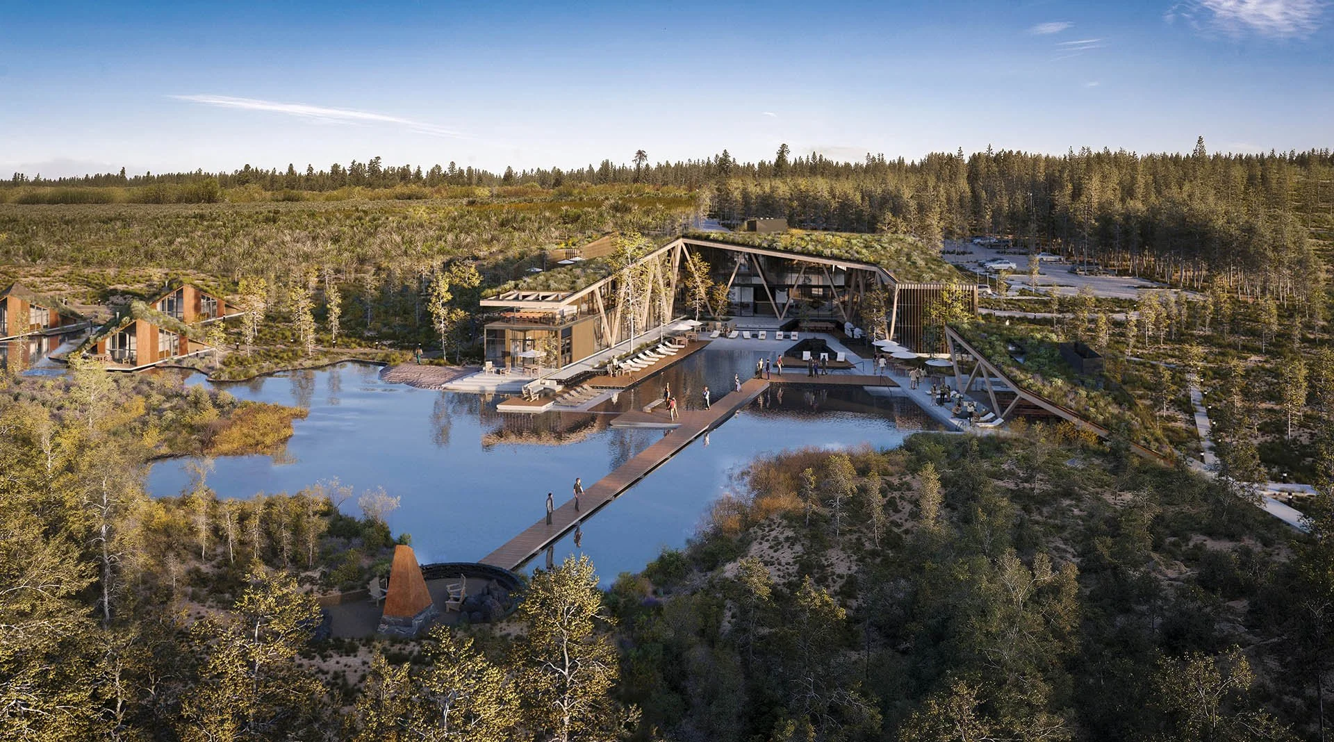 The Mount Bachelor Lodge + Spa. Life Architecture + Planning, Bend, Oregon.