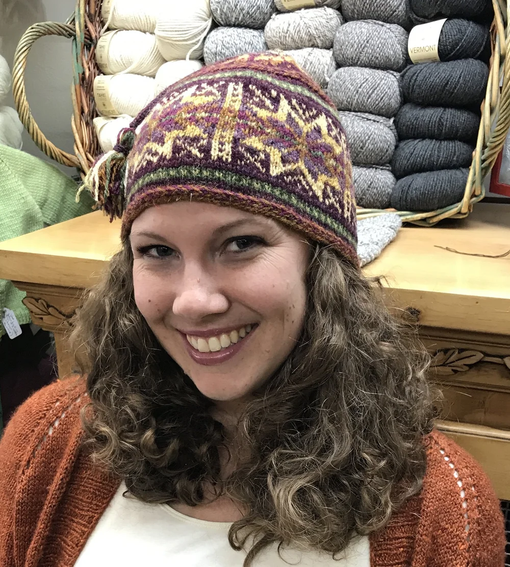 Autumn Sunset Fair Isle Hat — Basque Knitter