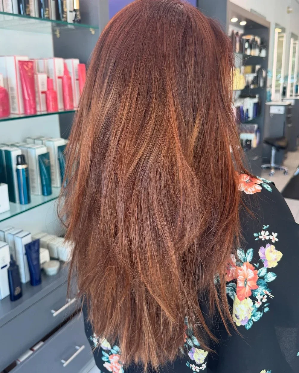 Before: Faded copper