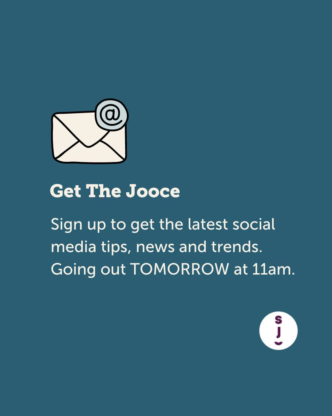 📣 The Jooce newsletter is going out TOMORROW at 11am. Sign up today to get the latest social media tips, news and trends, including a content calendar for November with all the key awareness dates. ⁠
⁠
Link in bio👆⁠
⁠
#socialjooce #thesocialjoocero