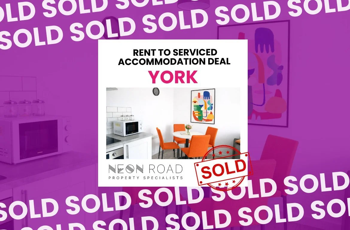 💥SOLD - RENT TO SERVICED ACCOMMODATION DEAL - YORK💥

Beautiful York apartment secured &amp; sold via Neon Road. 

Action always wins 🔑🔥
Send a DM if we can help you secure deals like this!

#PropertySold #York #InvestmentProperty