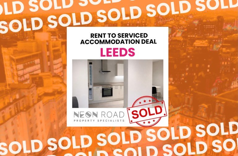 📍| ANOTHER DEAL SOLD | LEEDS CITY CENTRE |📍

✨ Rent-to-Serviced Accommodation Deal Agreed✨

A modern 2-bedroom apartment in Leeds city centre has now been taken off the market.🏙️🔑

While some investors are still sitting on the sidelines waiting f