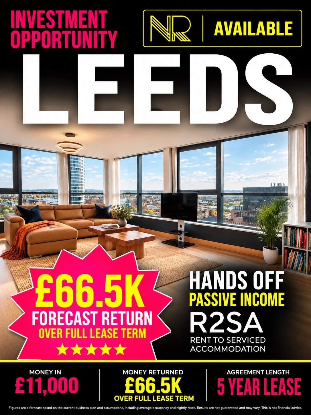 🤩 LEEDS LUXURY PENTHOUSE&nbsp; AIRBNB OPPORTUNITY 🤩

📍 Leeds City Centre

🏡 2 Bedroom Apartment
🚿 2 Bathrooms
💎 Luxury Residence&nbsp;
🛋️ Fully Furnished
🌄 Just 40 Minutes from the Peak District

💷 Rent: &pound;1,450 PCM
📈 &pound;1630 Per M