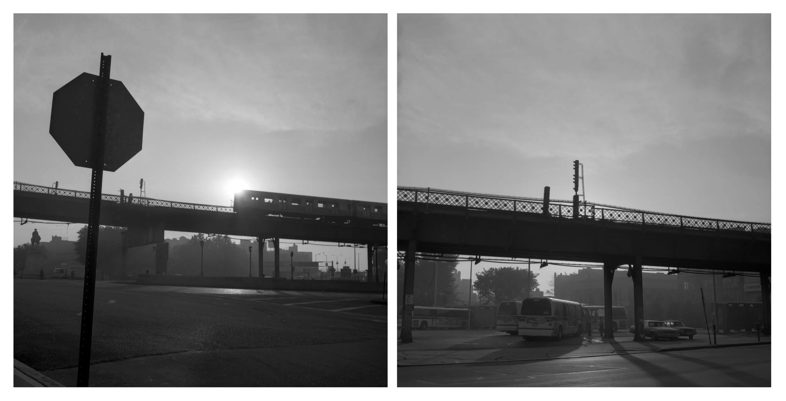 williamsburg bus plaza . brooklyn . new york . 1990