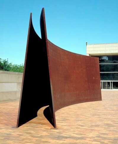 Thank you, Richard Serra. 💙 Thinking about his work and talking with a friend about him last night. This piece, &ldquo;My Curves Are Not Mad,&rdquo; was erected in 1987 at the Dallas Museum of Art. It was gorgeous, sensual, and it echoed, but it was