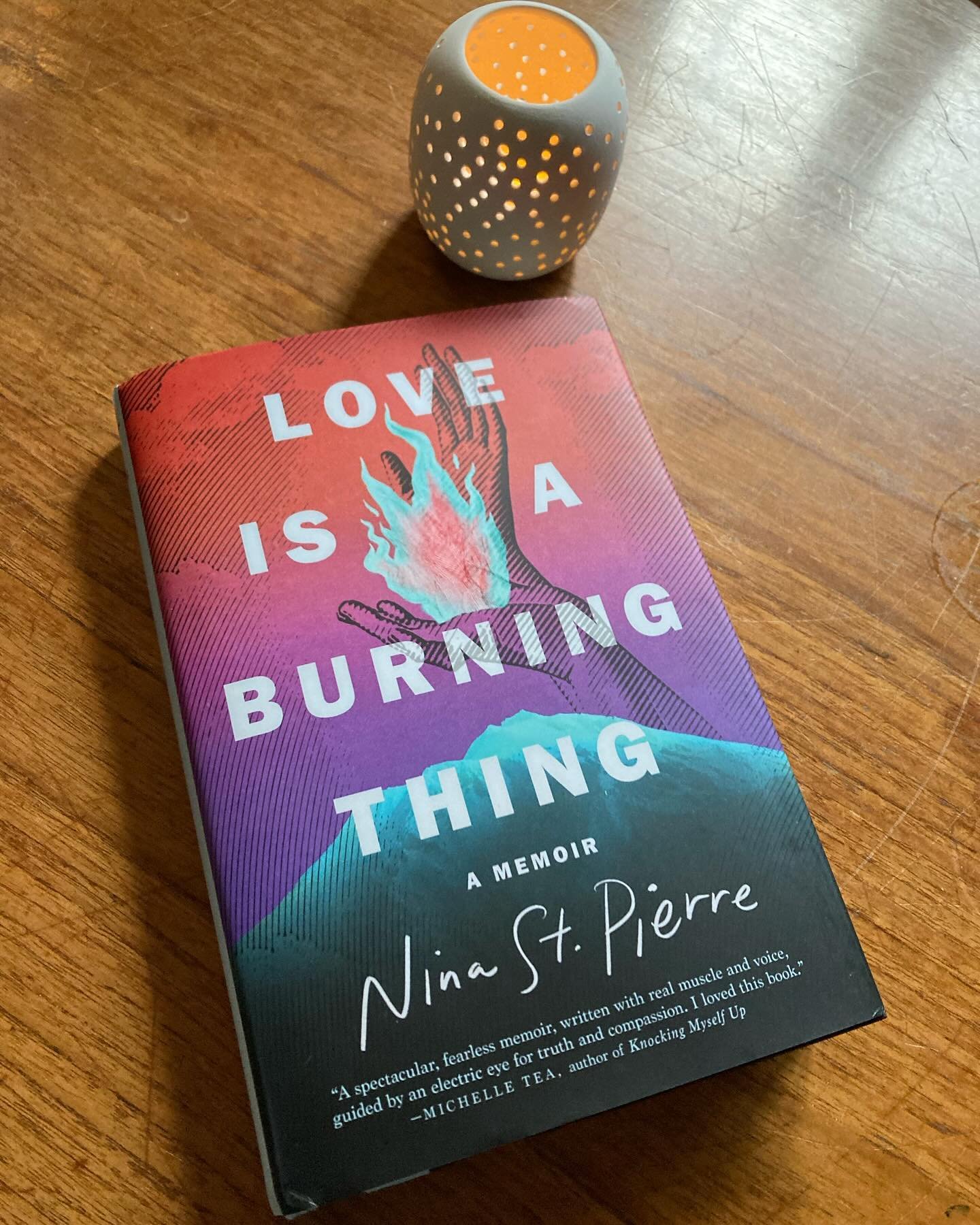 It&rsquo;s here, it&rsquo;s here! LOVE IS A BURNING THING by @ninastpierre is a tour de force and officially out Tuesday, May 7th. I was lucky enough to get an early copy and couldn&rsquo;t stop hugging it.

When your writer-sister, sister-sister, ri