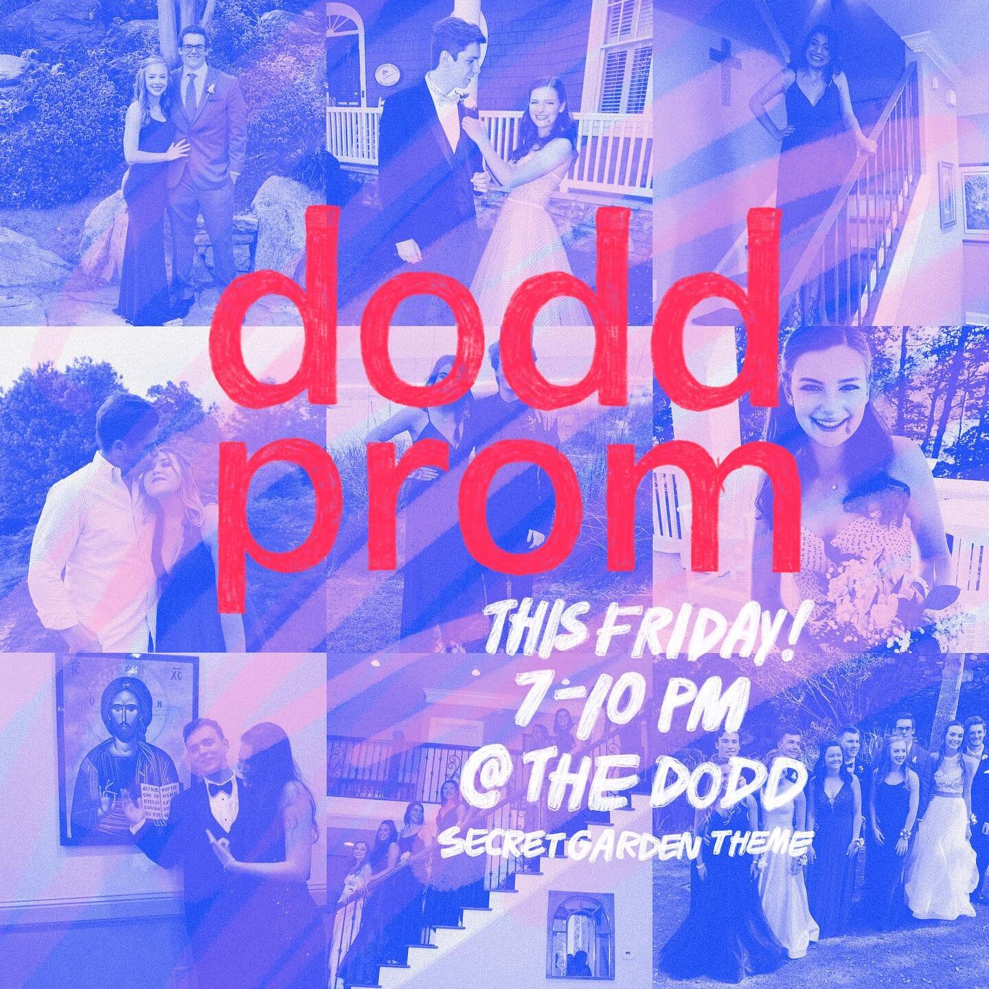 Another reminder about DODD PROM this Friday!!! We are SO excited for this event and cannot wait to dance the night away at the Dodd with all of you 🕺🪩 Check out these old pics of our very own E-Board from high school Prom&hellip;we cannot wait to 
