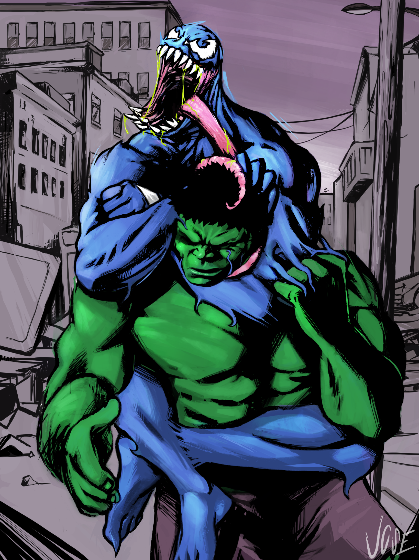 Hulk vs. Venom — Jose Hernandez