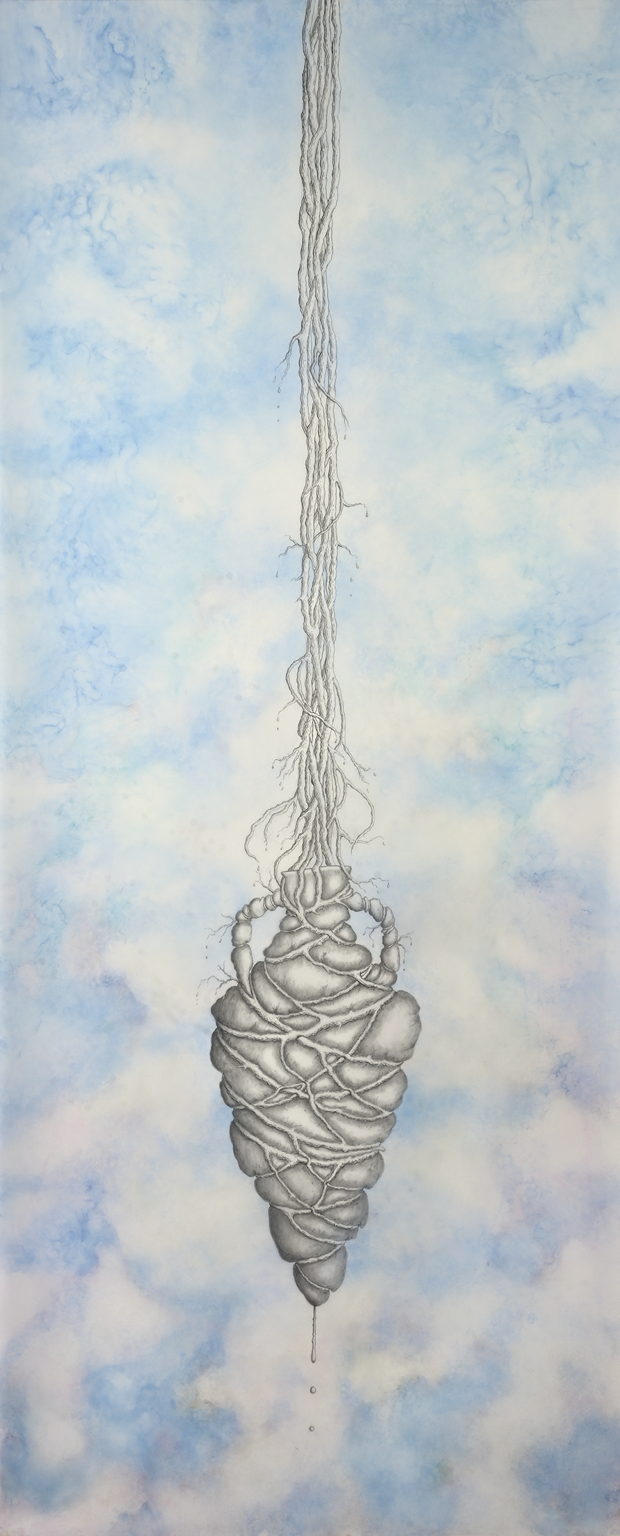 Withholding Water II
2024
Graphite, pigment on drafting film
84 x 36 in / 213 x 91 cm