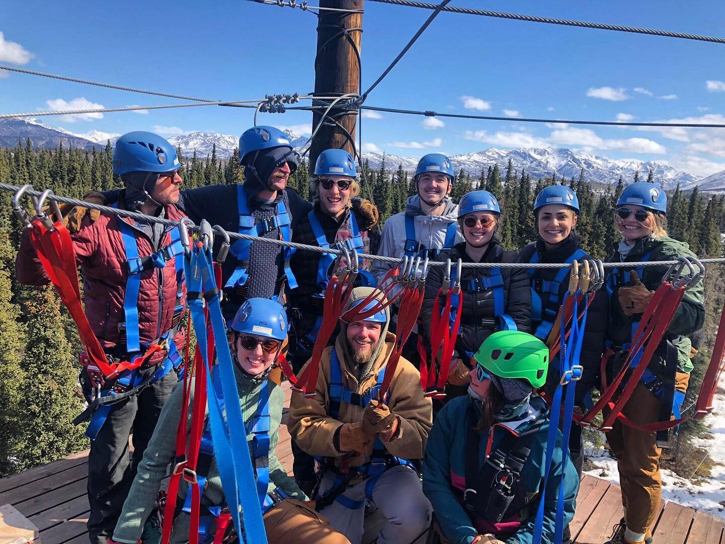 Zipline guide training has started! We&rsquo;re so excited for this summer!