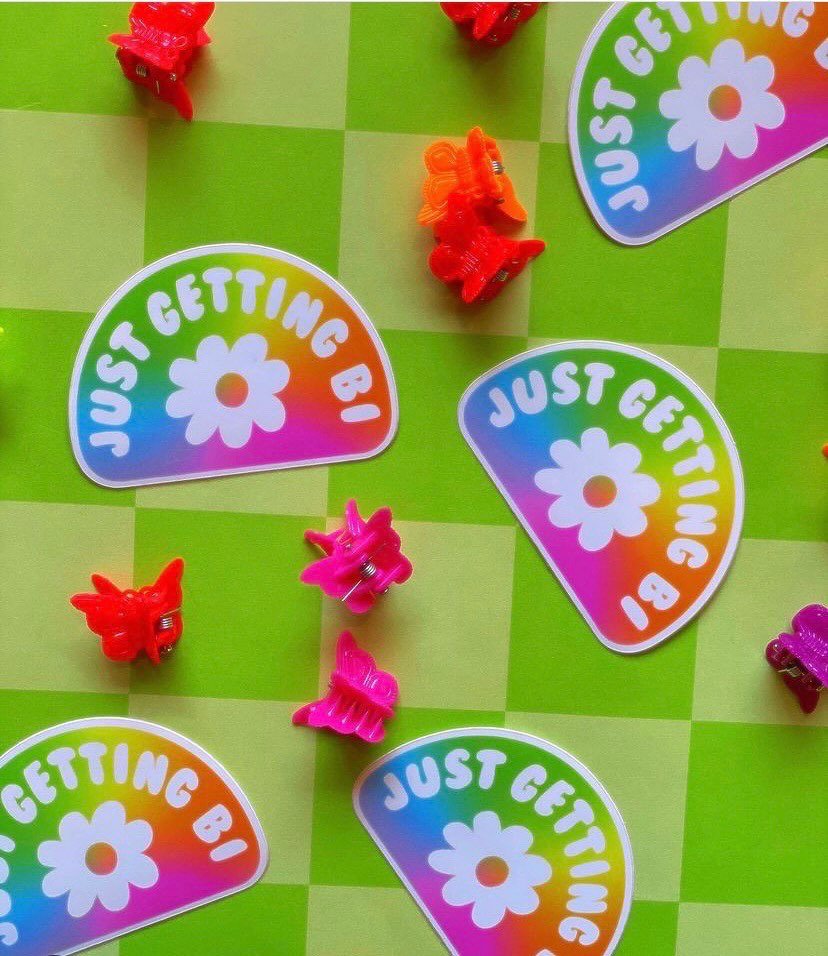 if you missed me at my last event, all of my pride &amp; new stickers are available on my website!! dm me if you would like a local pickup discount code😻🌈
