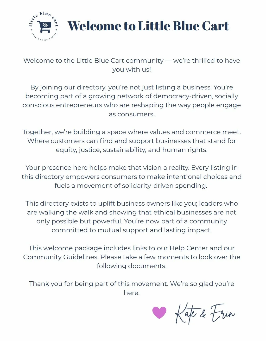 Super exciting news! I am officially listed on Little Blue Cart! 💙🛒 If you&rsquo;re looking to shop with businesses that align with your values, Little Blue Cart is the place to go. They&rsquo;ve created a directory of small businesses (like mine!)