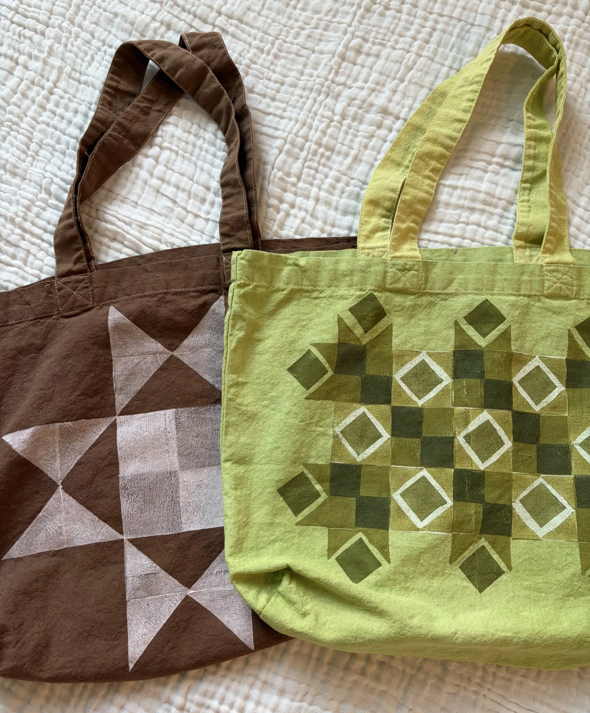 "Garden Quilt" Tote Bag Printing