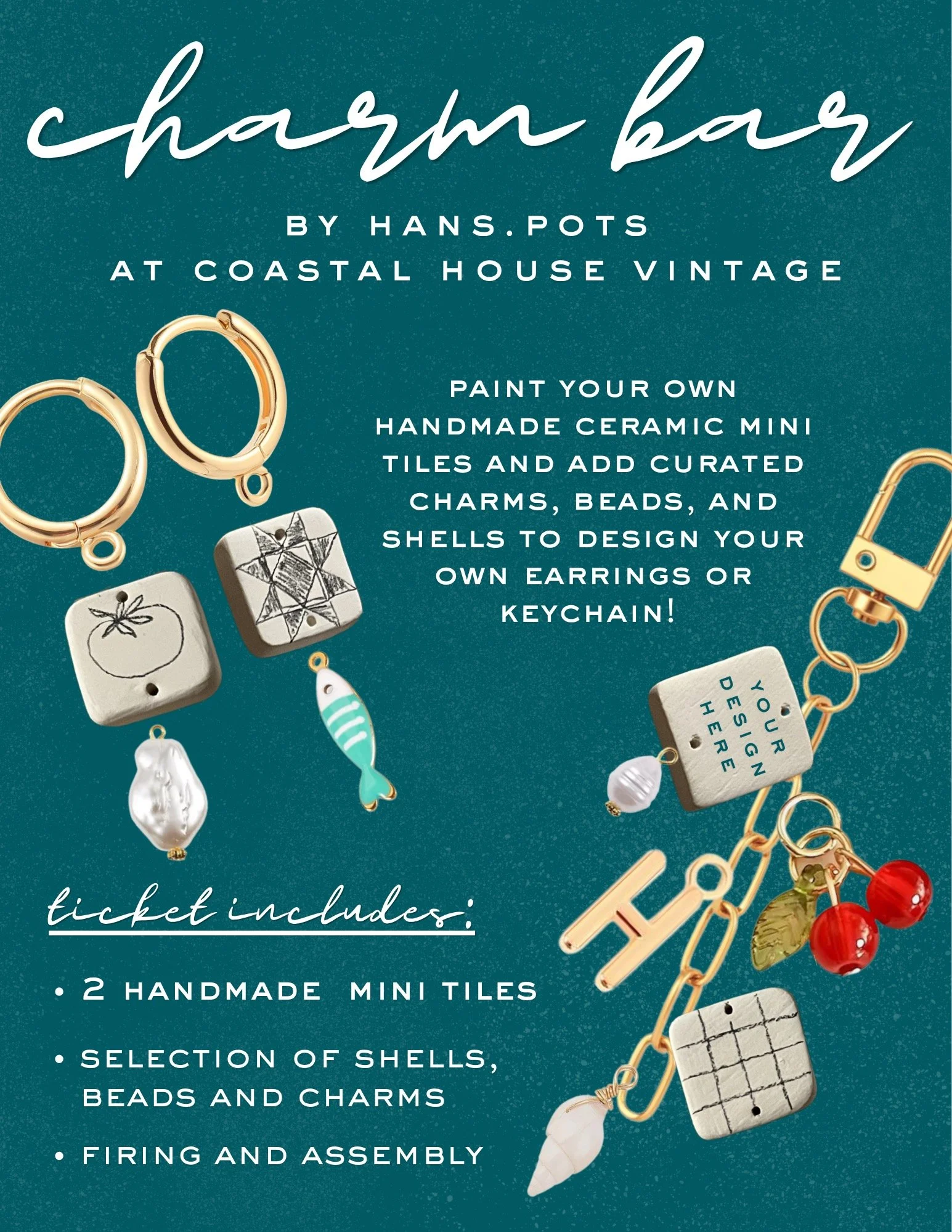 Ceramic Charm Bar 